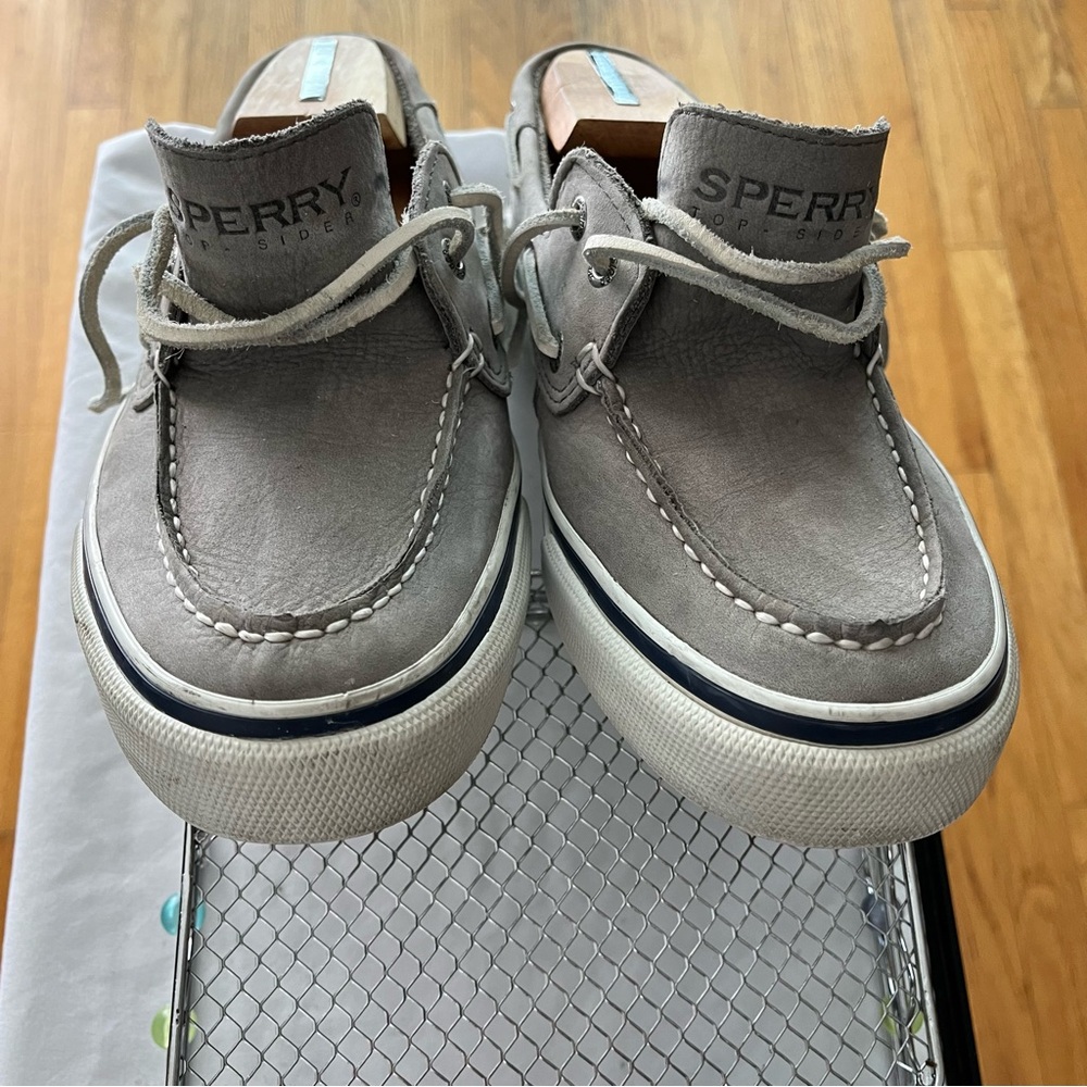 SPERRY Top-Sider Boat Shoes Gray Size 9M - Picture 3 of 9